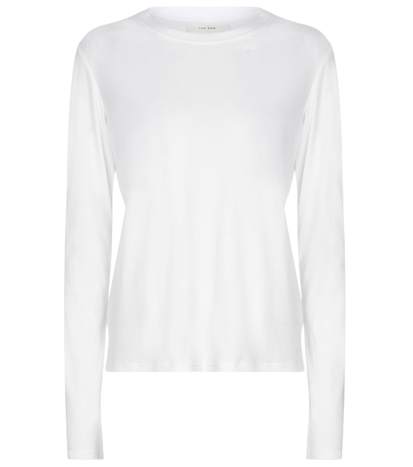 The Row Maglia in jersey di cotone Shermann