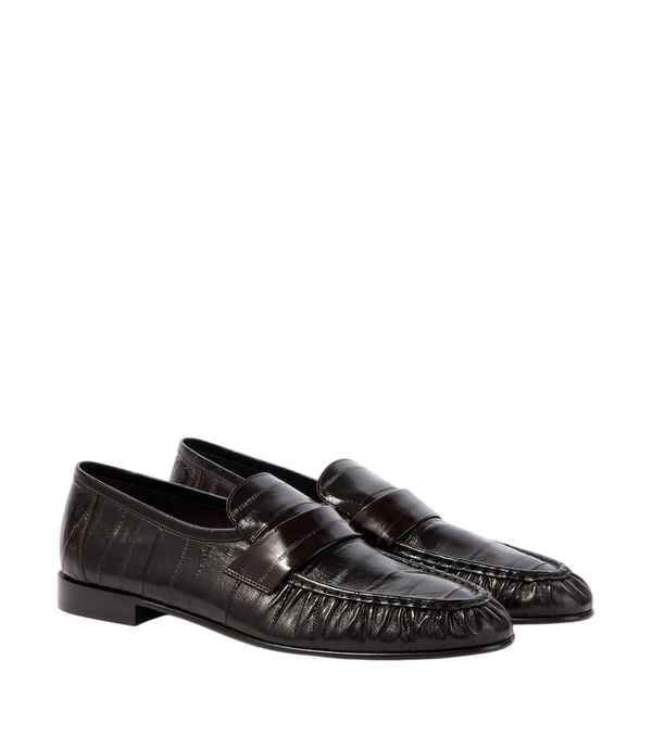 The Row Soft eel leather loafers