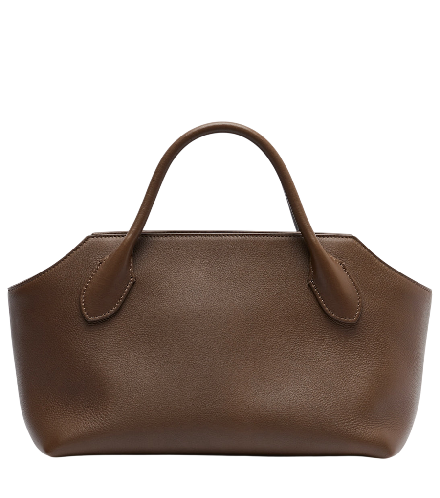 The Row Terrasse leather top-handle bag