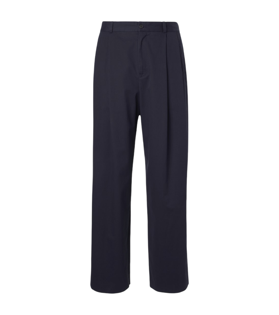 The Row Tibor gabardine wide-leg pants