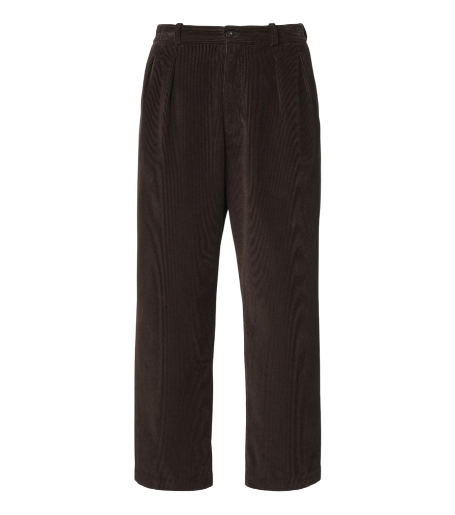 The Row Tuxo pleated cotton corduroy wide-leg pants