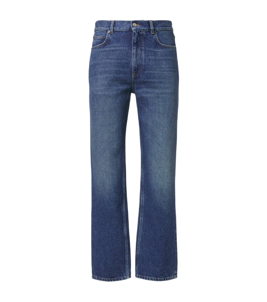 The Row Vanya faded wide-leg jeans