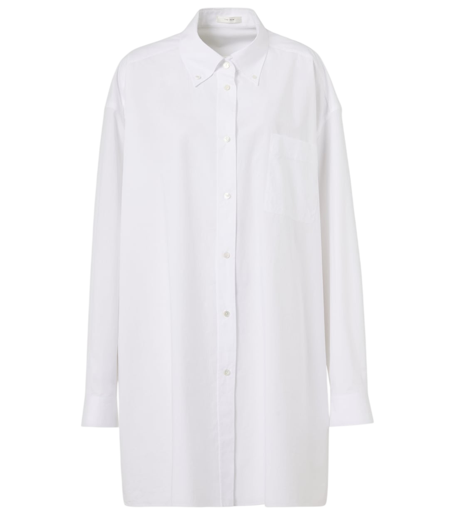 The Row Victoria oversized cotton poplin shirt