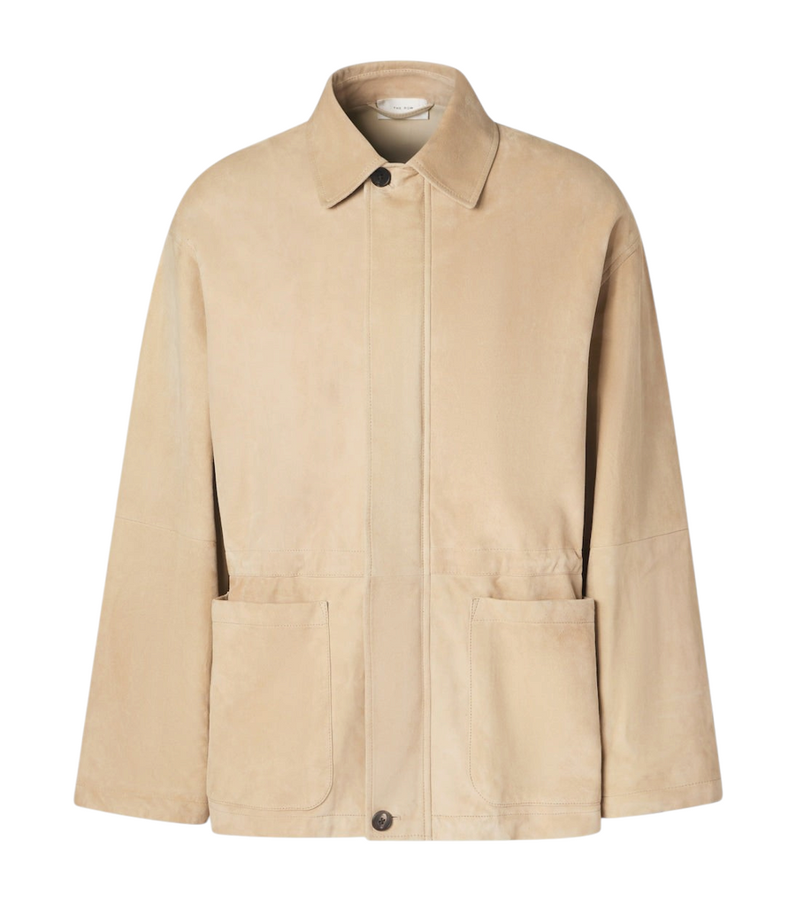 The Row Vilmo suede jacket