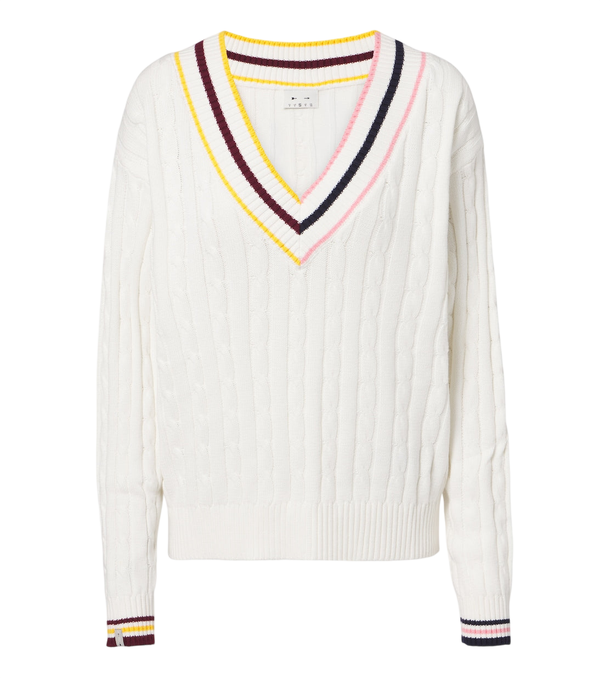 The Upside Josette cable-knit cotton sweater
