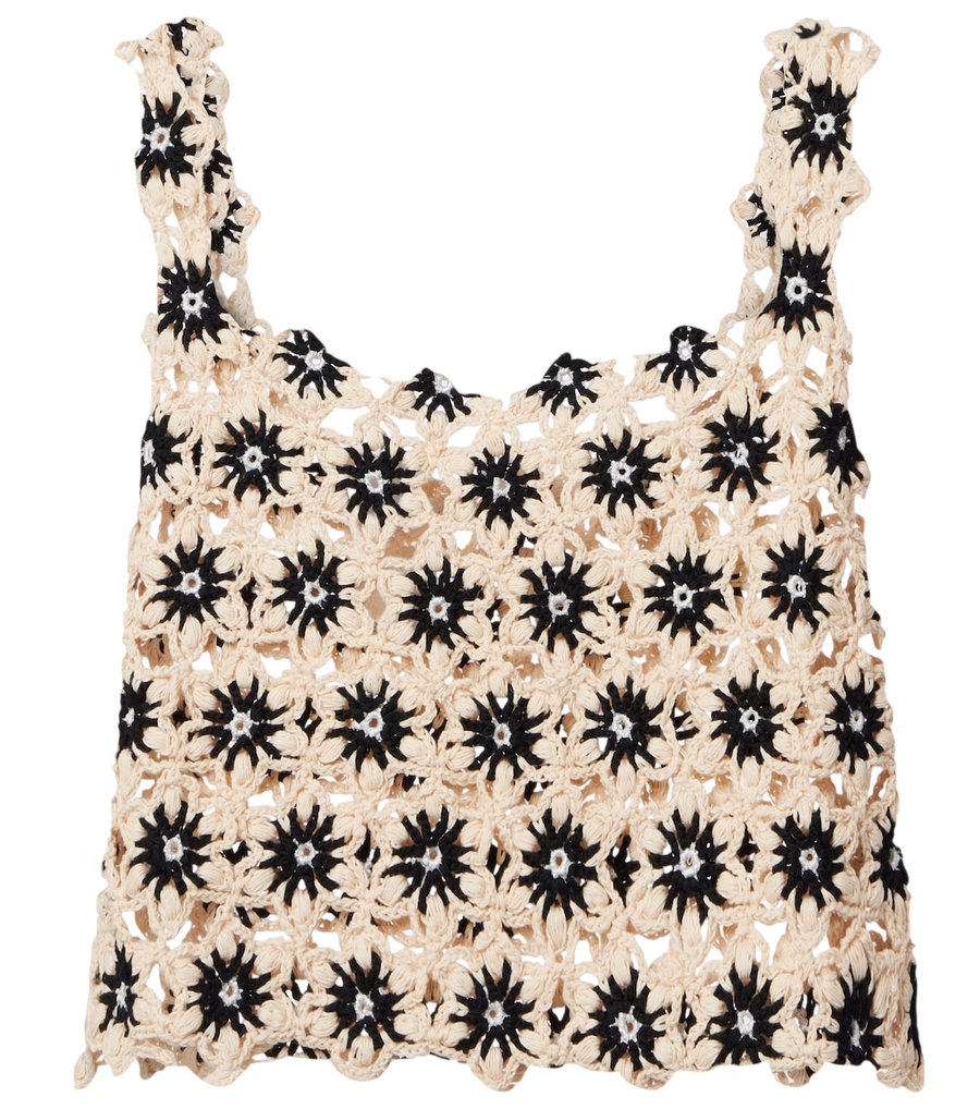 The Upside Luminary crochet crop top