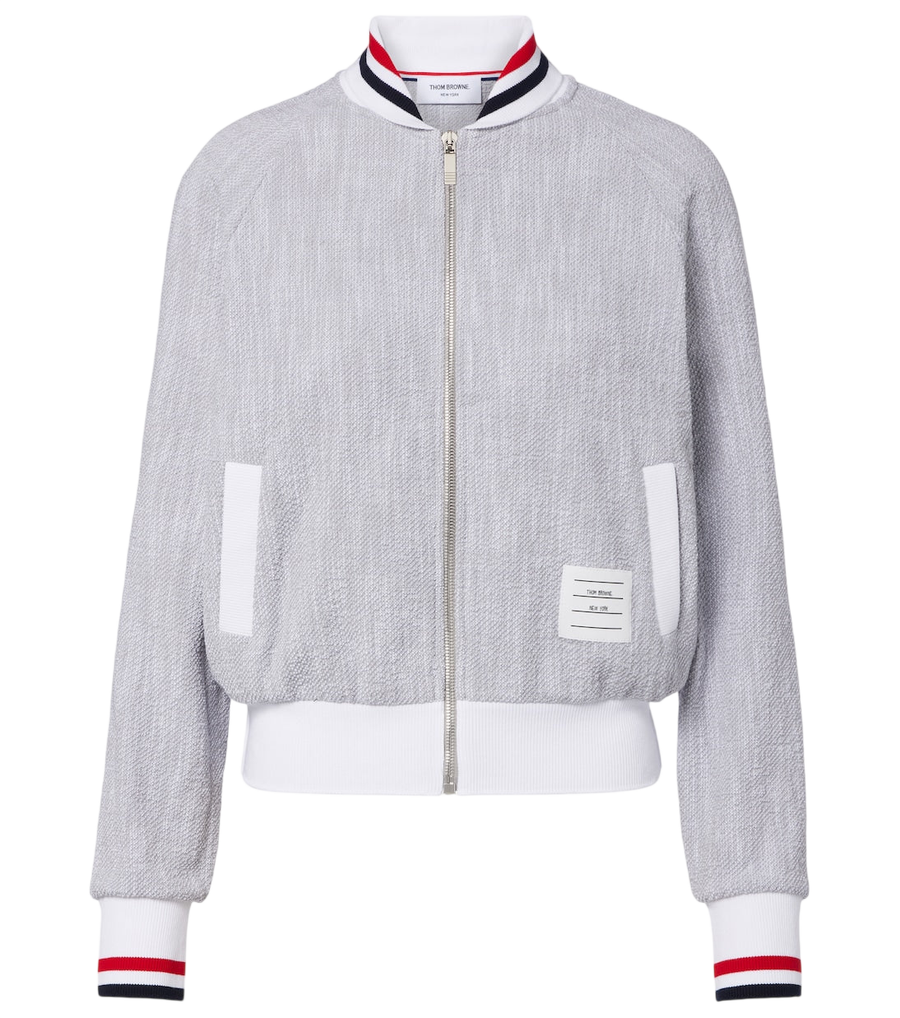 Thom Browne Cotton-blend bomber jacket
