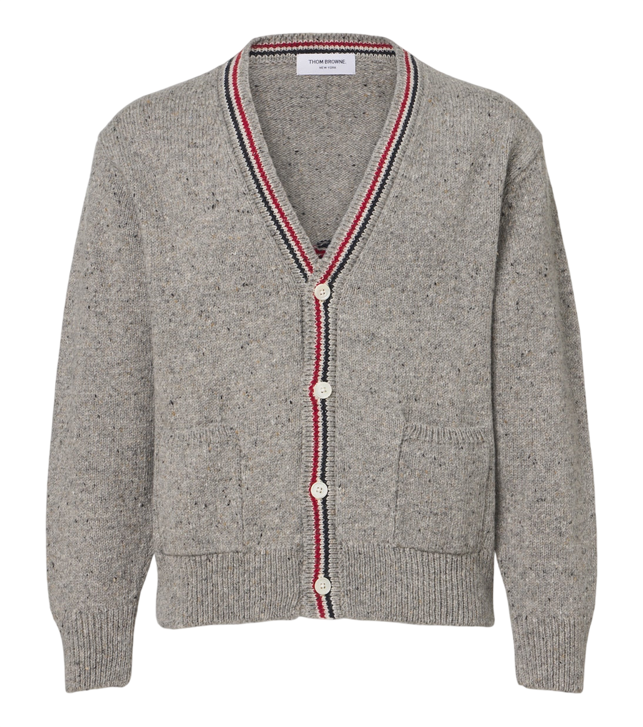 Thom Browne Hector intarsia wool and mohair cardigan