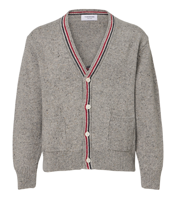Thom Browne Hector intarsia wool and mohair cardigan