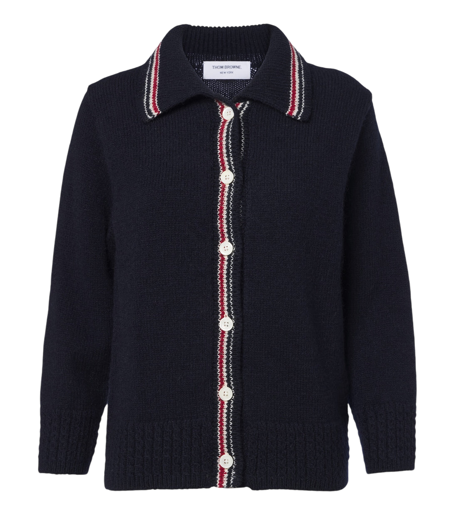 Thom Browne Hector wool and mohair cardigan