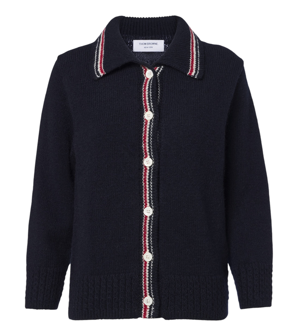 Thom Browne Hector wool and mohair cardigan