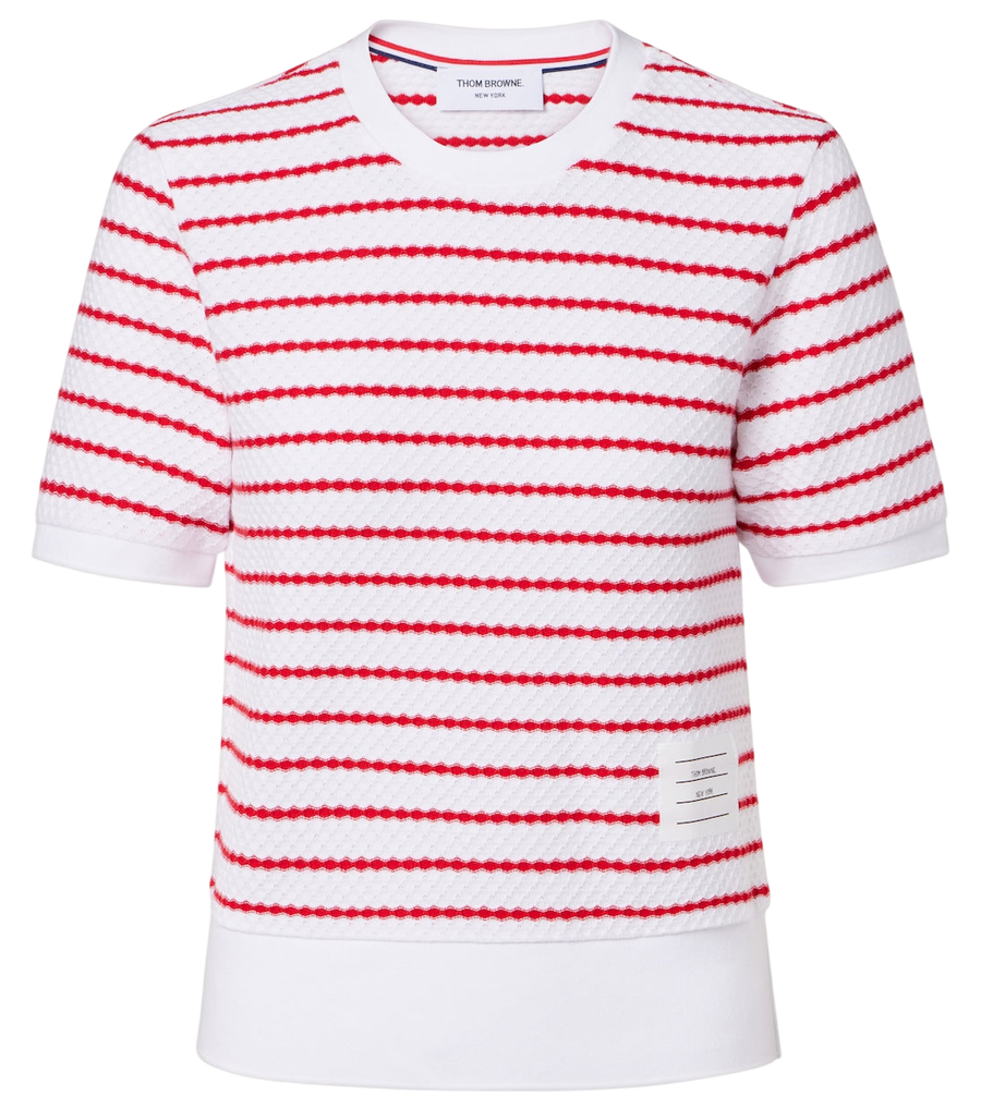 Haut en coton rayé Thom Browne
