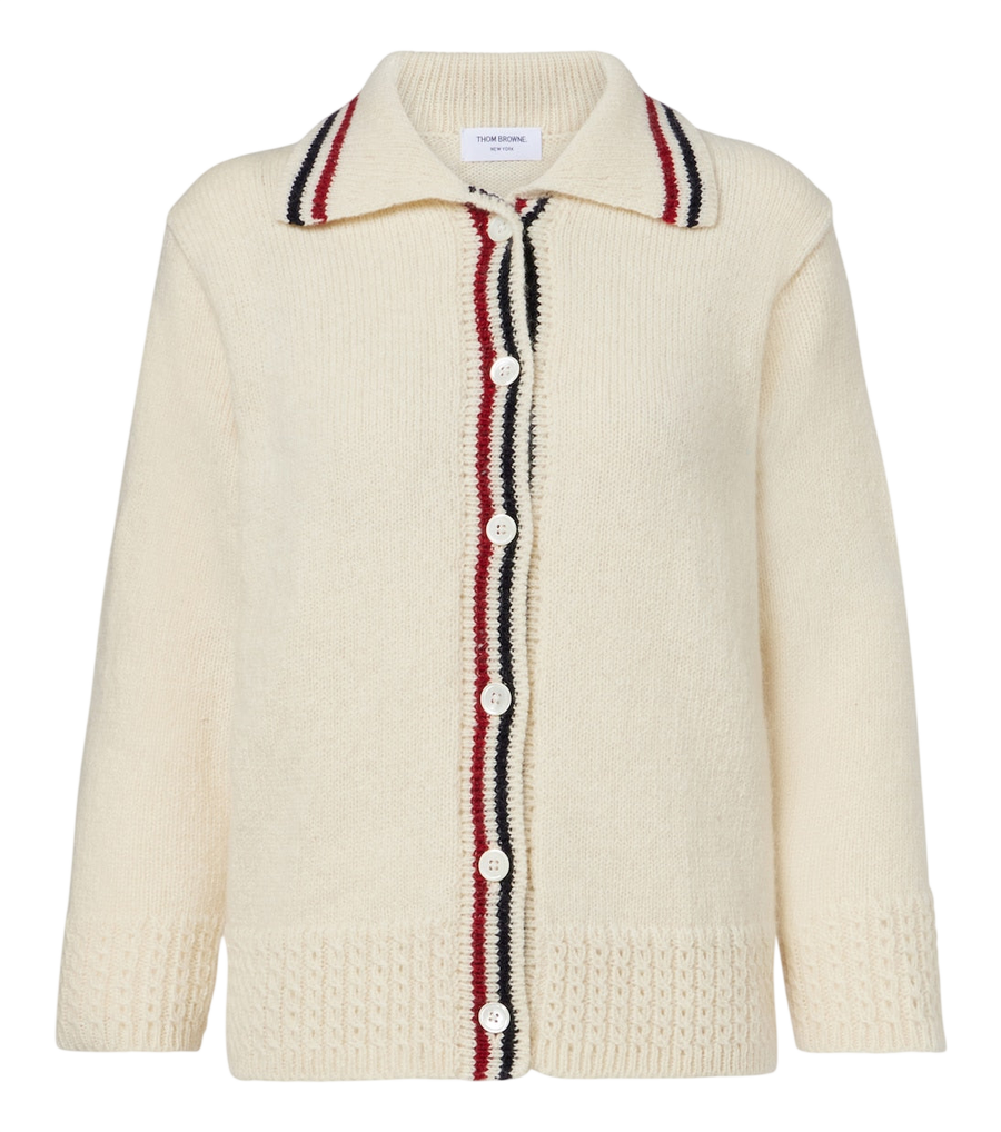 Thom Browne Wool and mohair cardigan