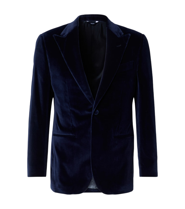 Thom Sweeney Cotton velvet tuxedo jacket