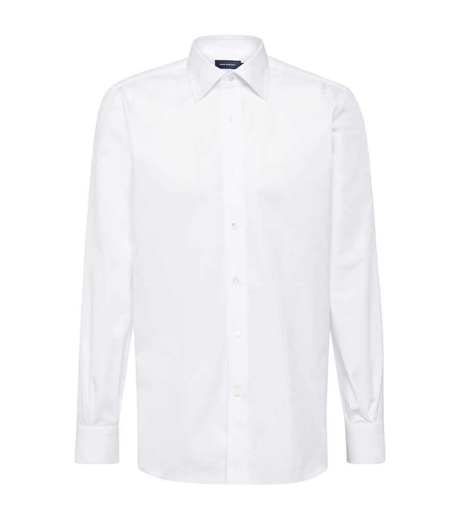 Thom Sweeney Lecce cotton poplin shirt
