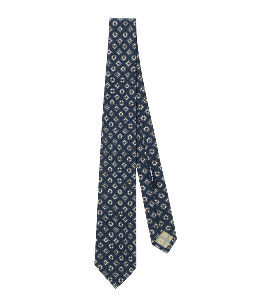 Thom Sweeney Printed silk tie