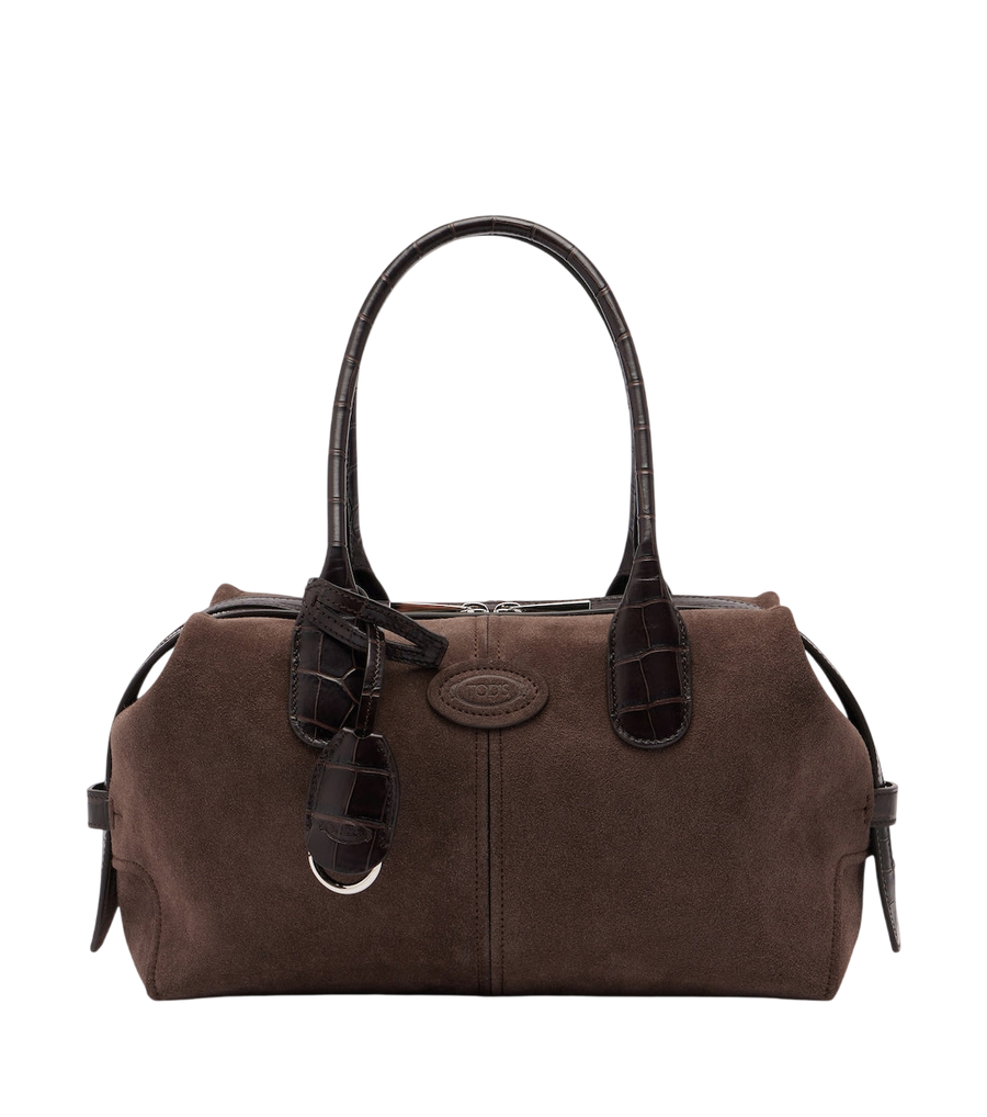 Tod's Bauletto Small suede top-handle bag