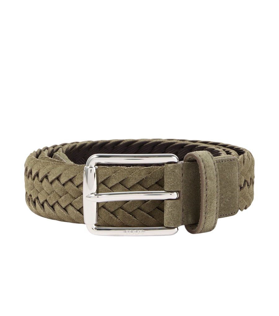 Tod's Braided suede belt