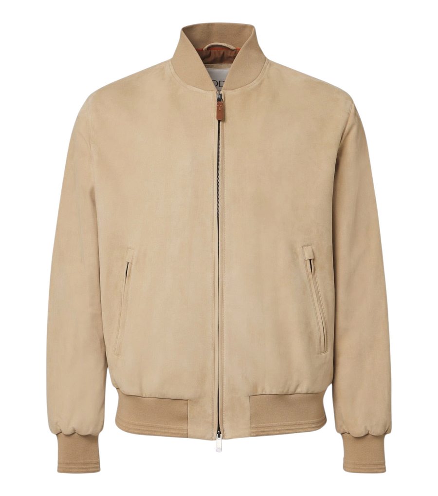 Tod's Brera suede bomber jacket