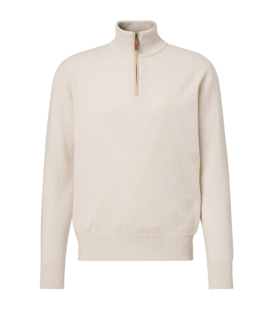 Tod's Cashmere half-zip sweater