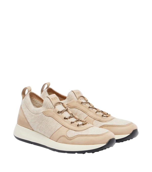 Tod's Leather-trimmed sneakers