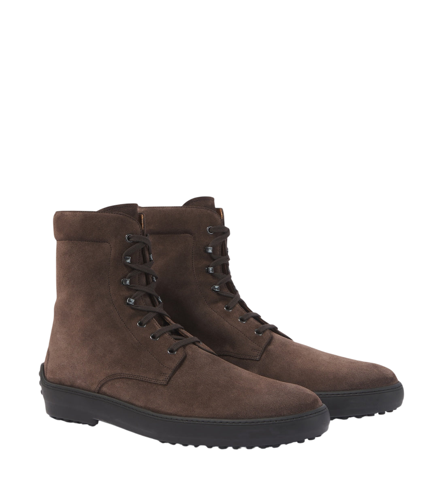 Tod's Suede lace-up boots