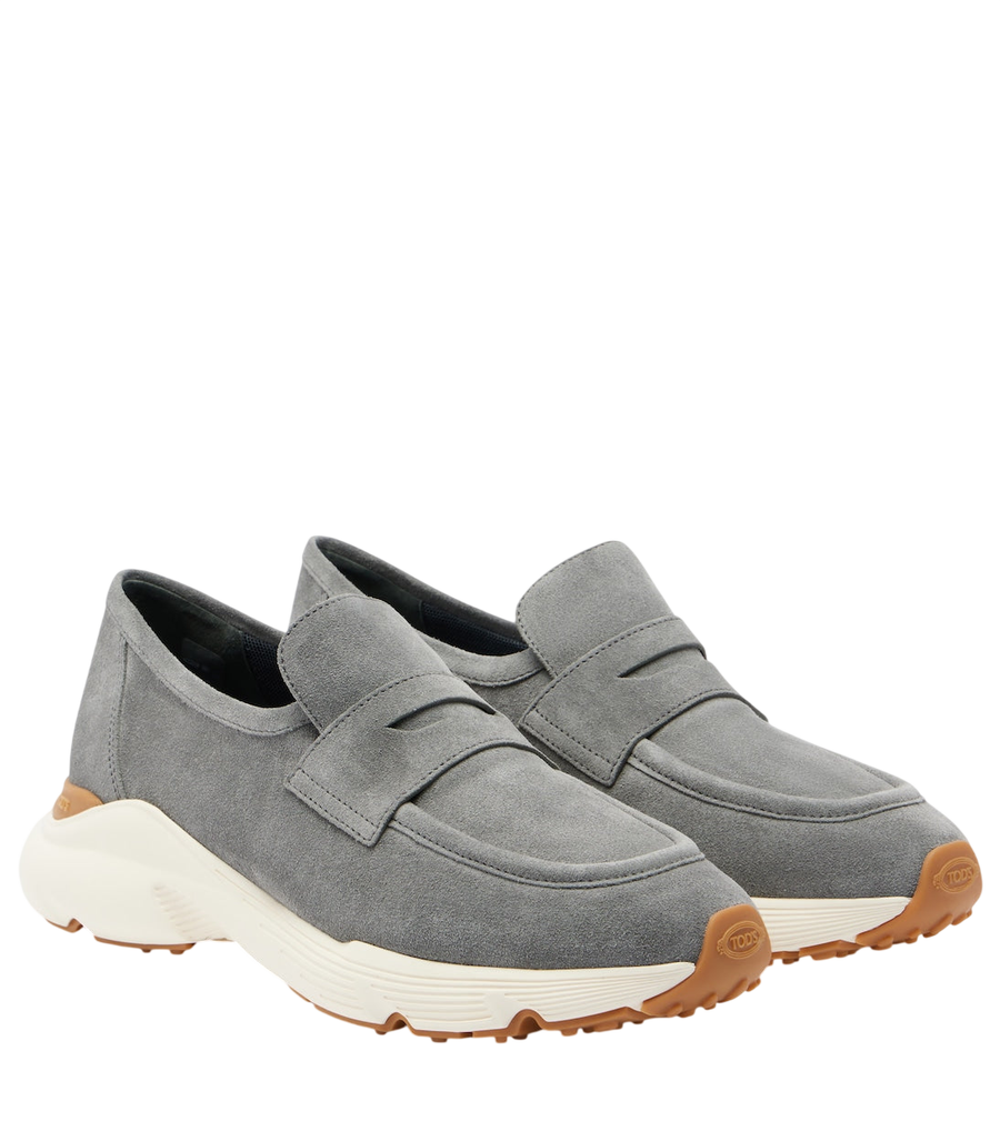 Tod's Suede penny loafers