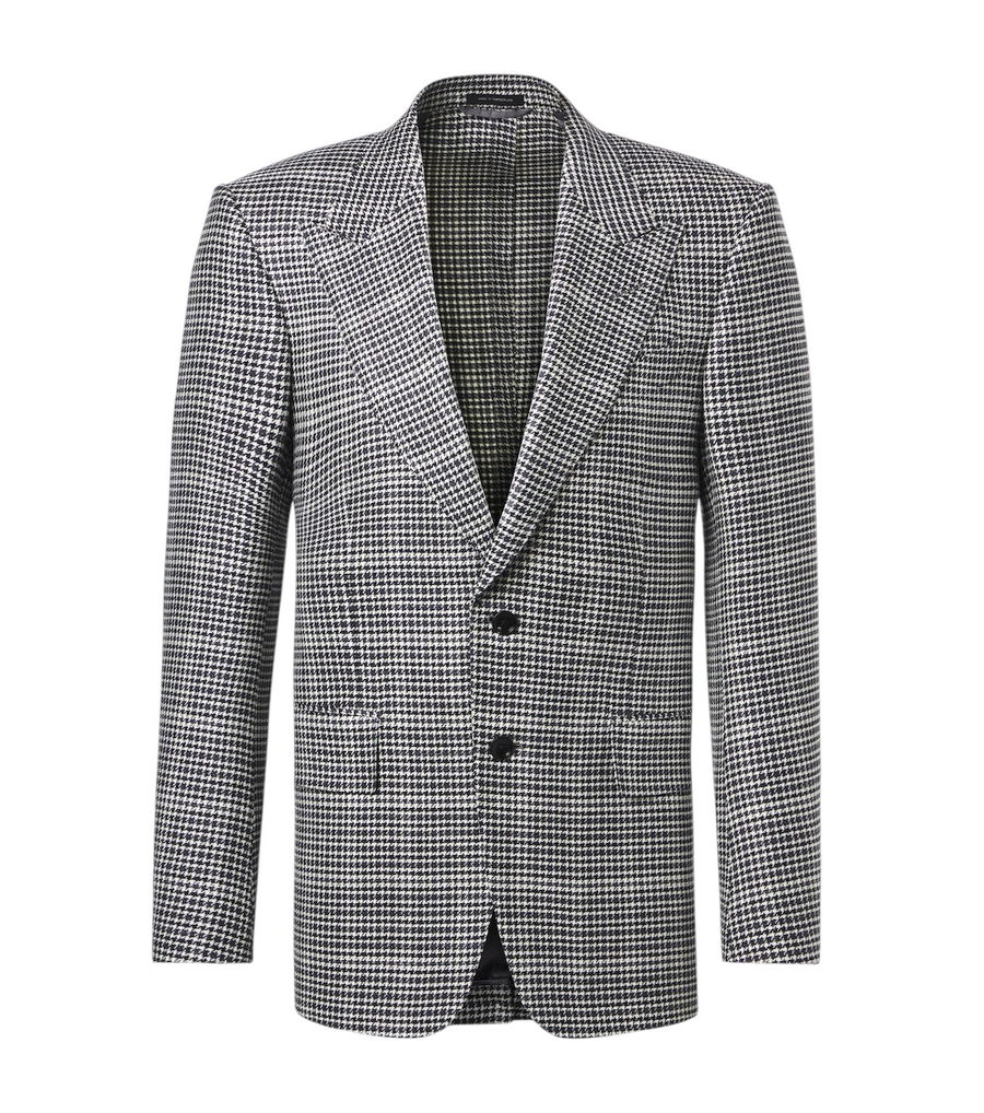 Tom Ford Checked wool-blend suit jacket