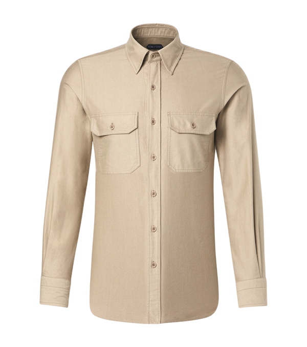 Tom Ford Cotton moleskin shirt