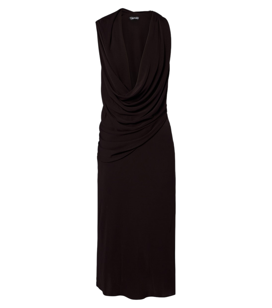 Tom Ford Crêpe jersey midi dress