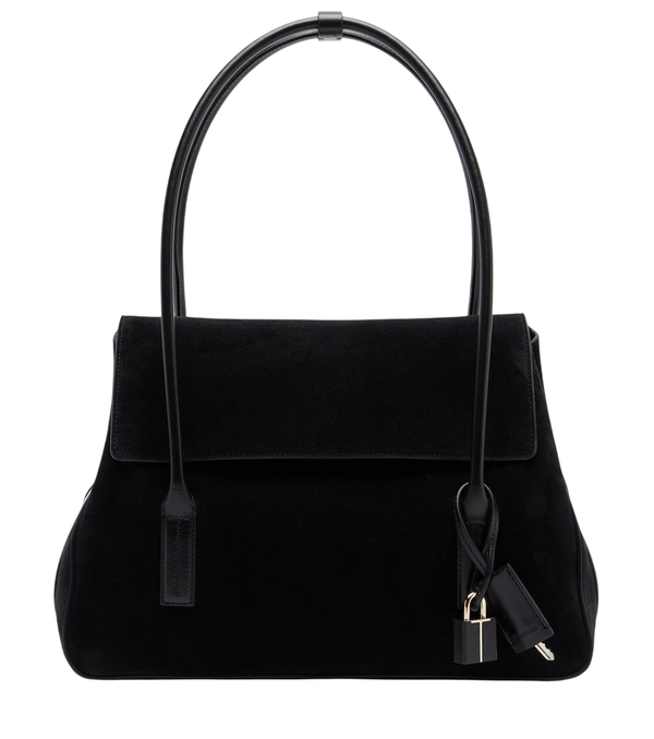 Tom Ford Eclipse Medium suede shoulder bag