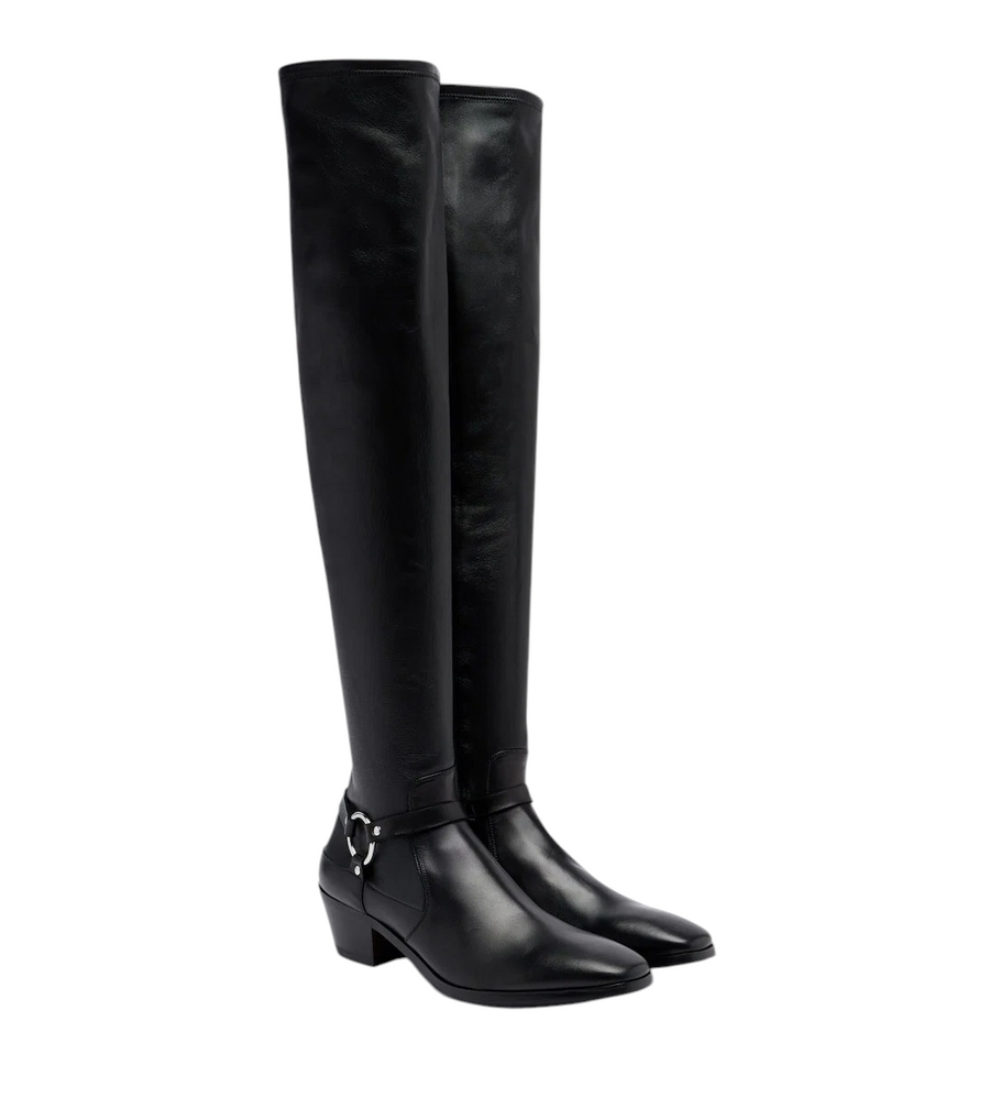 Tom Ford Leather over-the-knee boots
