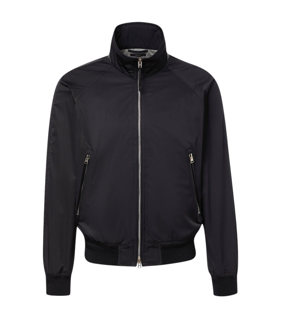 Tom Ford Leather-trimmed jacket