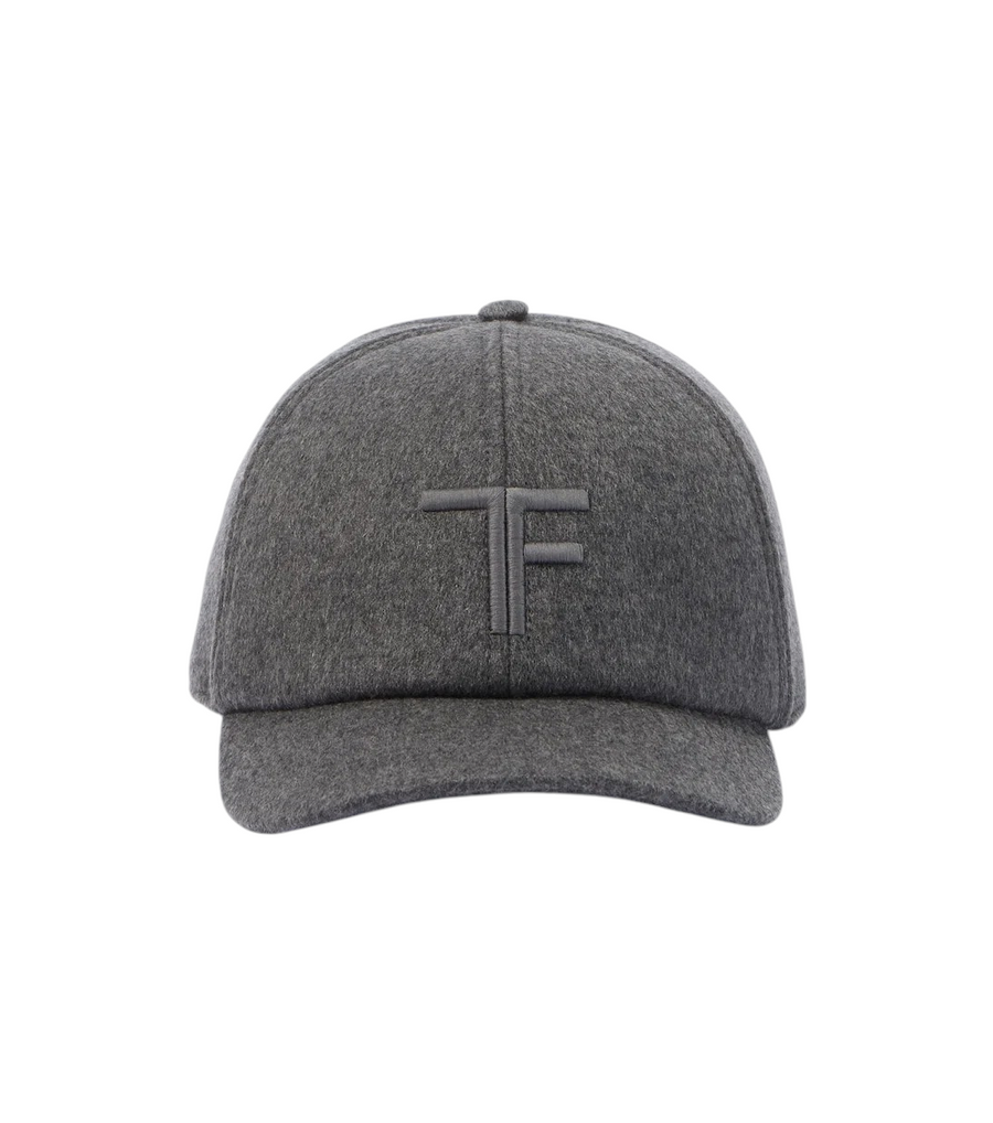 Tom Ford Logo Cashmere Baseball Cap