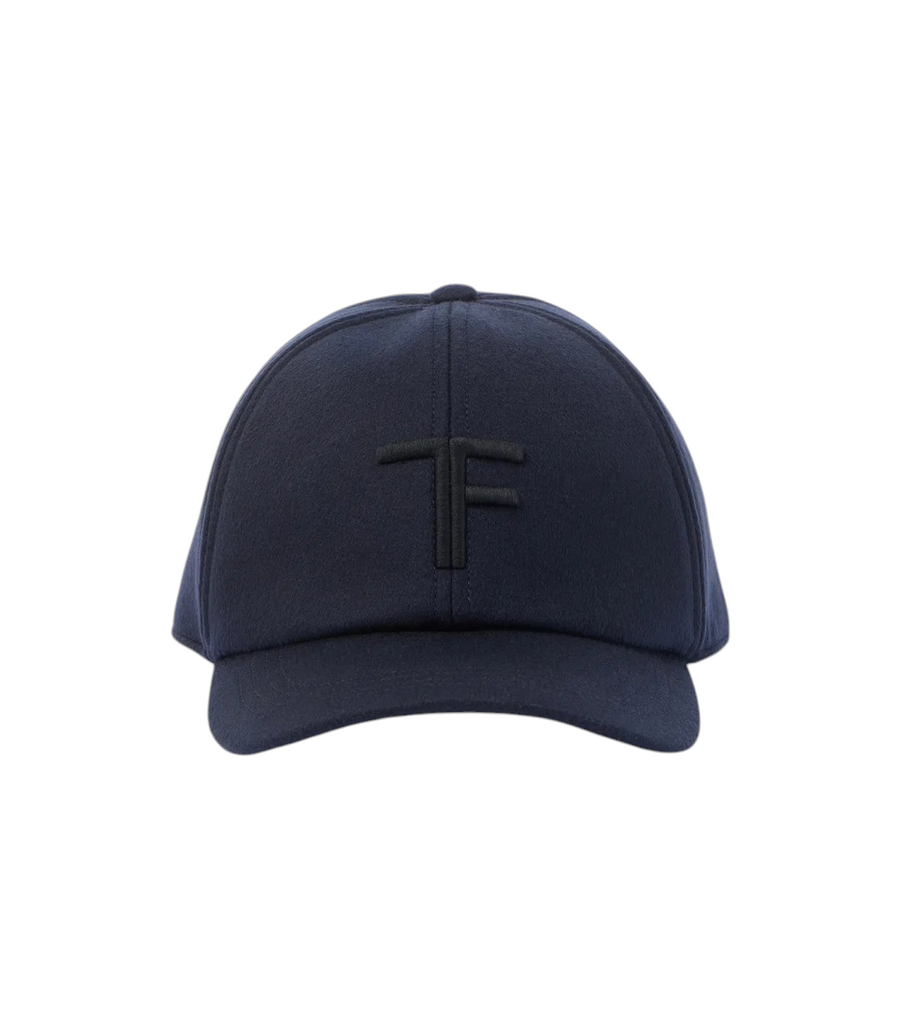 Tom Ford Logo Cashmere Baseball Cap