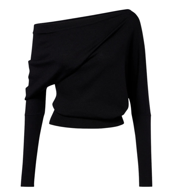 Tom Ford Off-shoulder wool and silk sweater