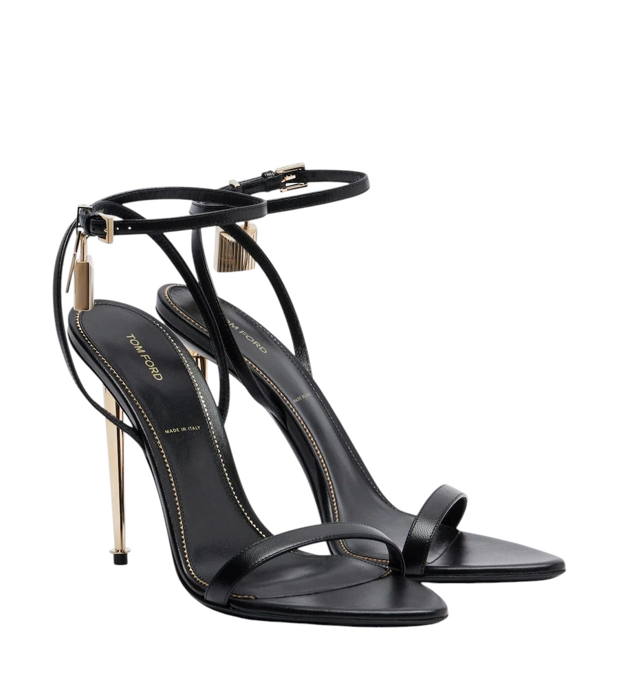 Tom Ford Padlock Leather Sandals