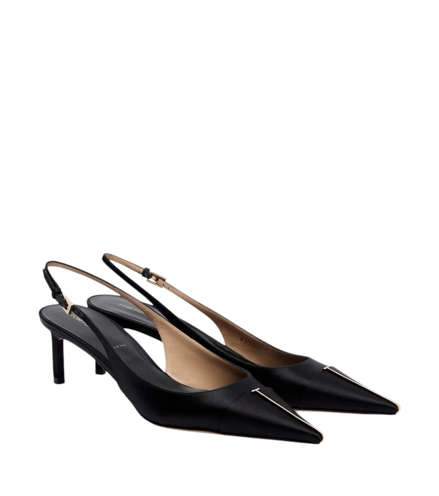 Tom Ford Satin Slingback Pumps