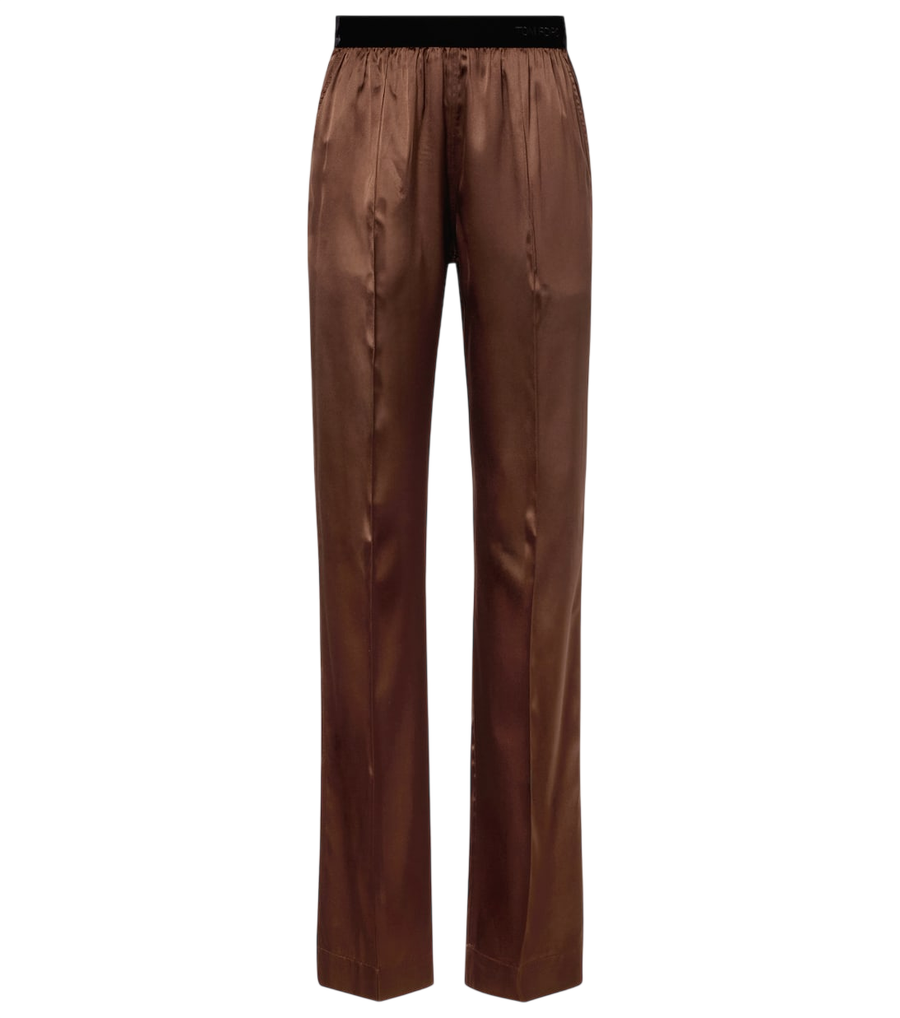 Tom Ford Silk-blend straight pants