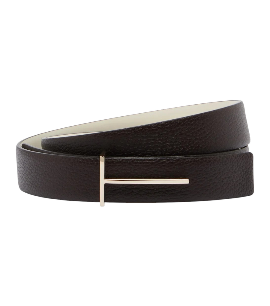 Tom Ford Slim T leather belt