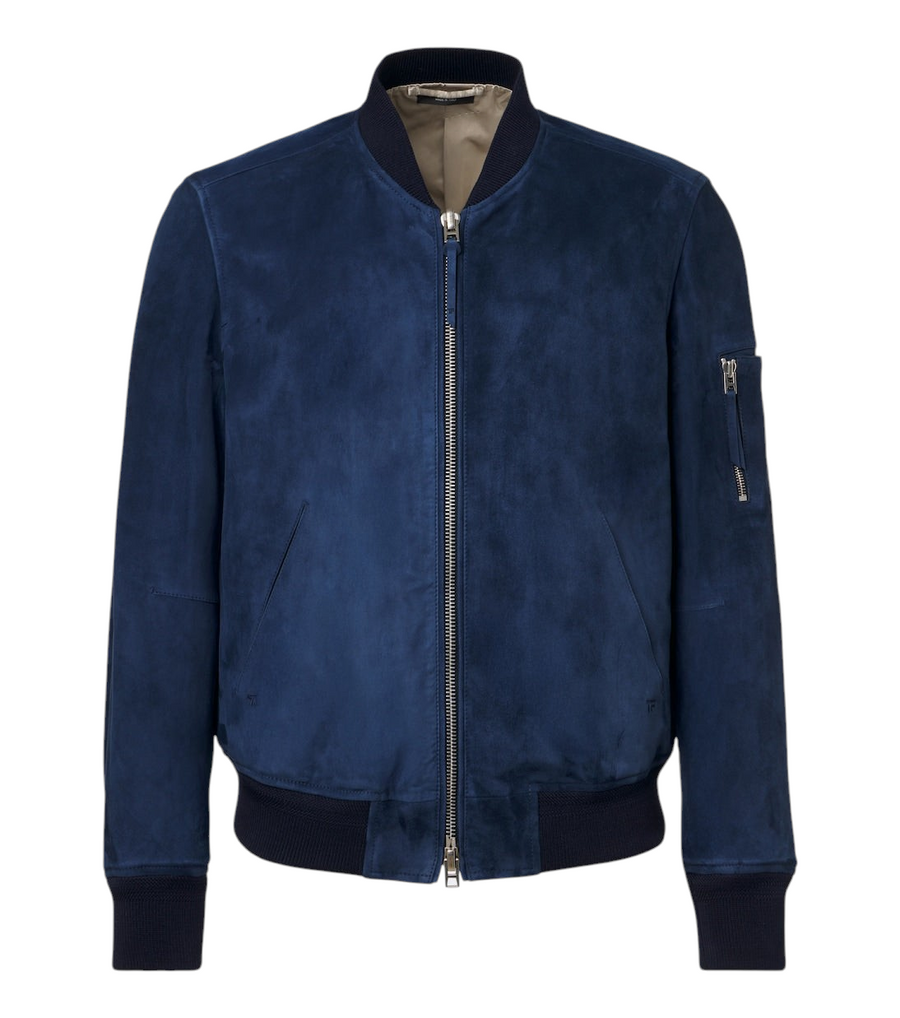 Tom Ford Suede bomber jacket