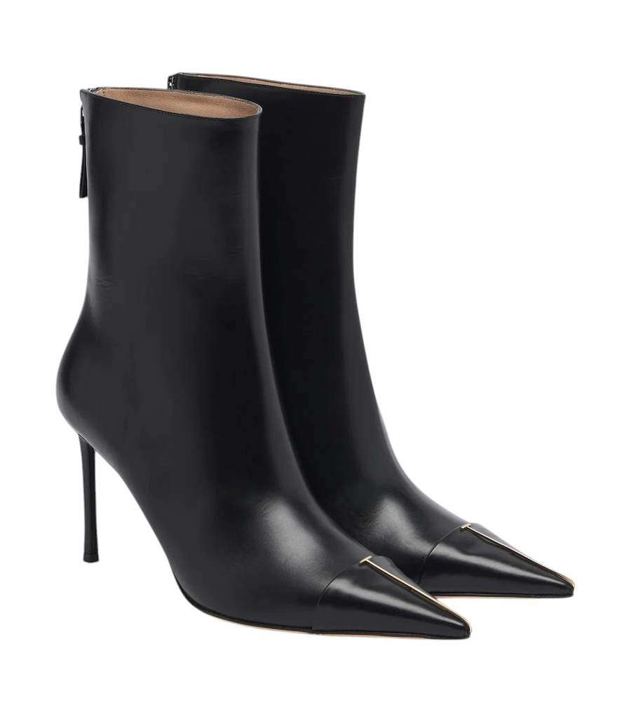 Tom Ford T Leather Ankle Boots