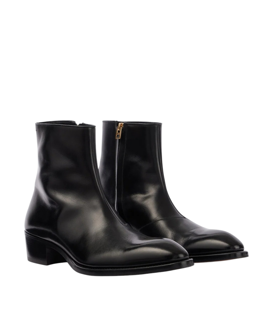Tom Ford Vincent leather ankle boots