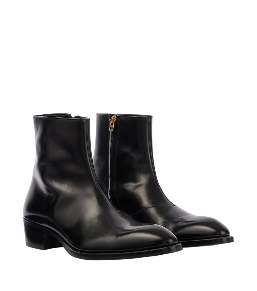 Tom Ford Vincent leather ankle boots