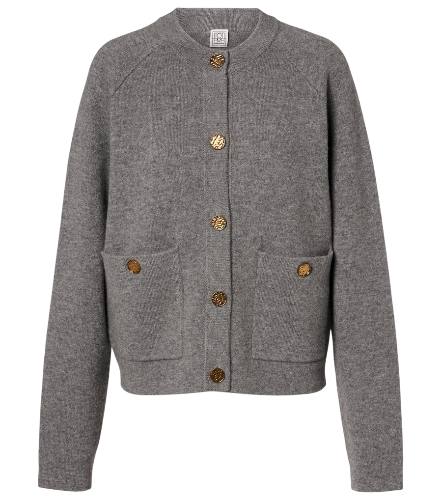 Toteme Cashmere and wool-blend cardigan