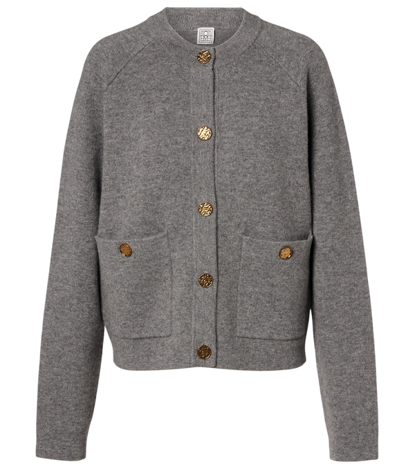 Toteme Cashmere and wool-blend cardigan