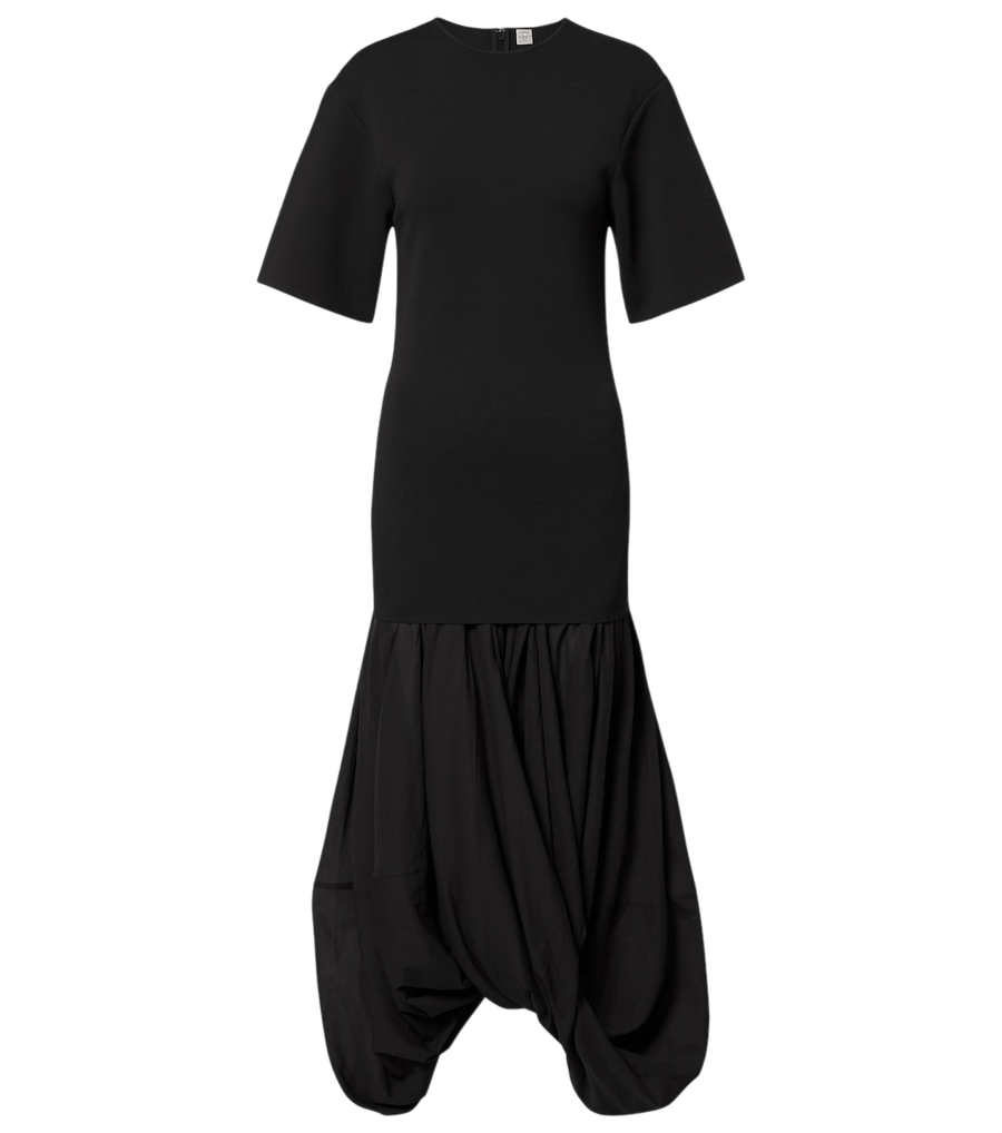 Toteme Abito midi Cocoon in jersey