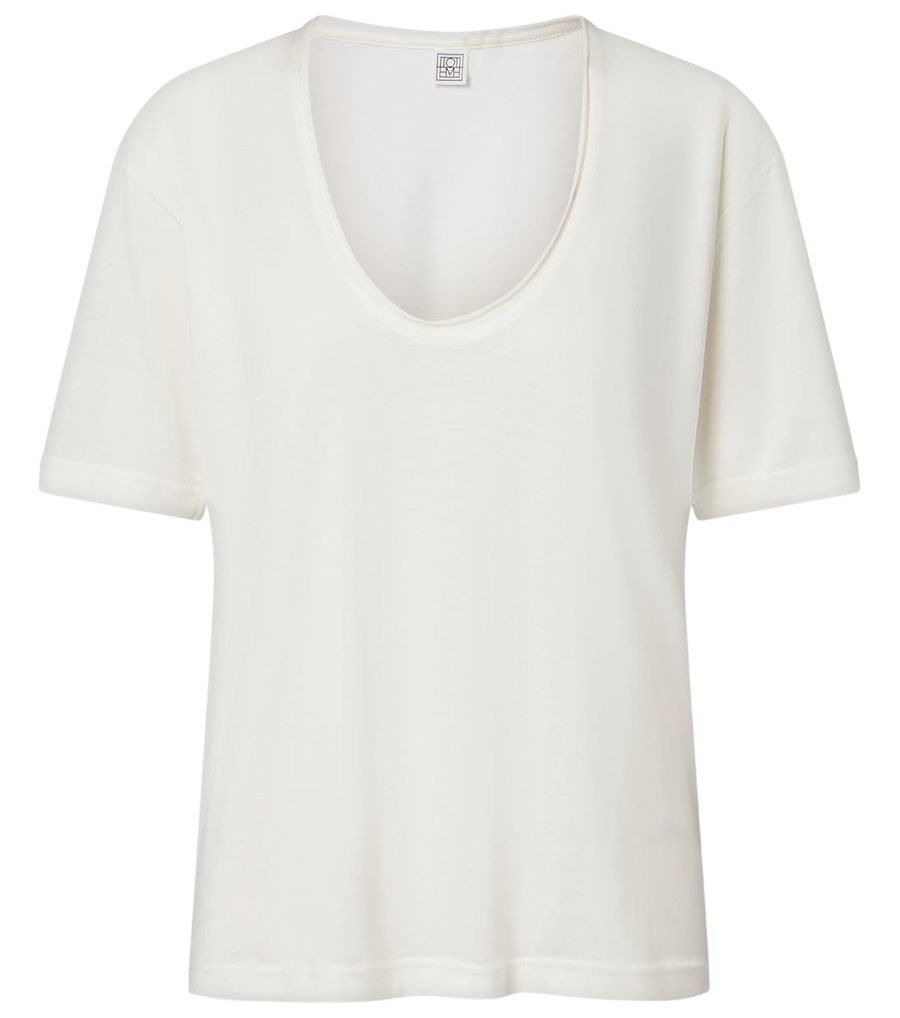 T-shirt Toteme en coton et soie