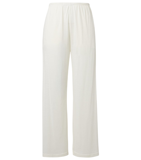 Toteme Cotton and silk wide-leg pants