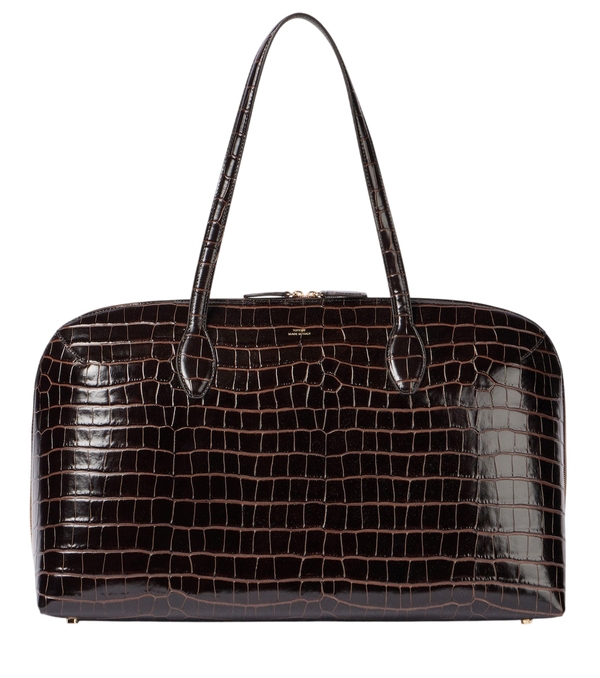 Toteme Croc-effect leather tote bag